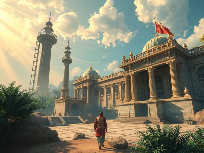 A vibrant street scene in New Eridu from Zenless Zone Zero