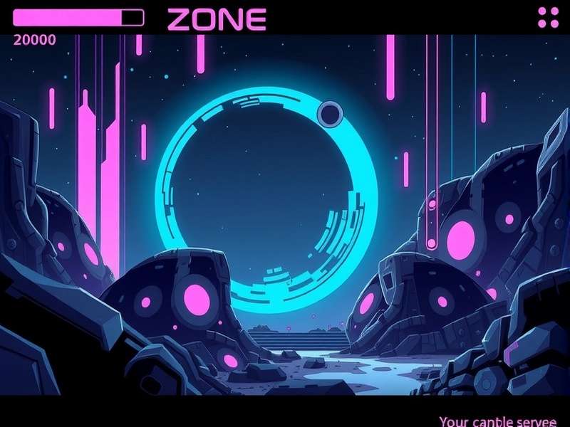 Urban fantasy cityscape with neon lights and futuristic architecture, representing Zenless Zone Zero's New Eridu